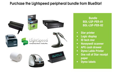 BDL-LSP-PER-02 HARDWARE BUNDLE, TO WORK WITH LIGHTSPEED POS, INCLUDES STAR PRINTER, ID TECH MSR, HONEYWELL SCANNER, AND APG CASH DRAWER